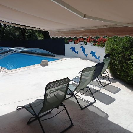 Gites De Plos Appart Chalet Piscine Spa Anduze Zewnętrze zdjęcie
