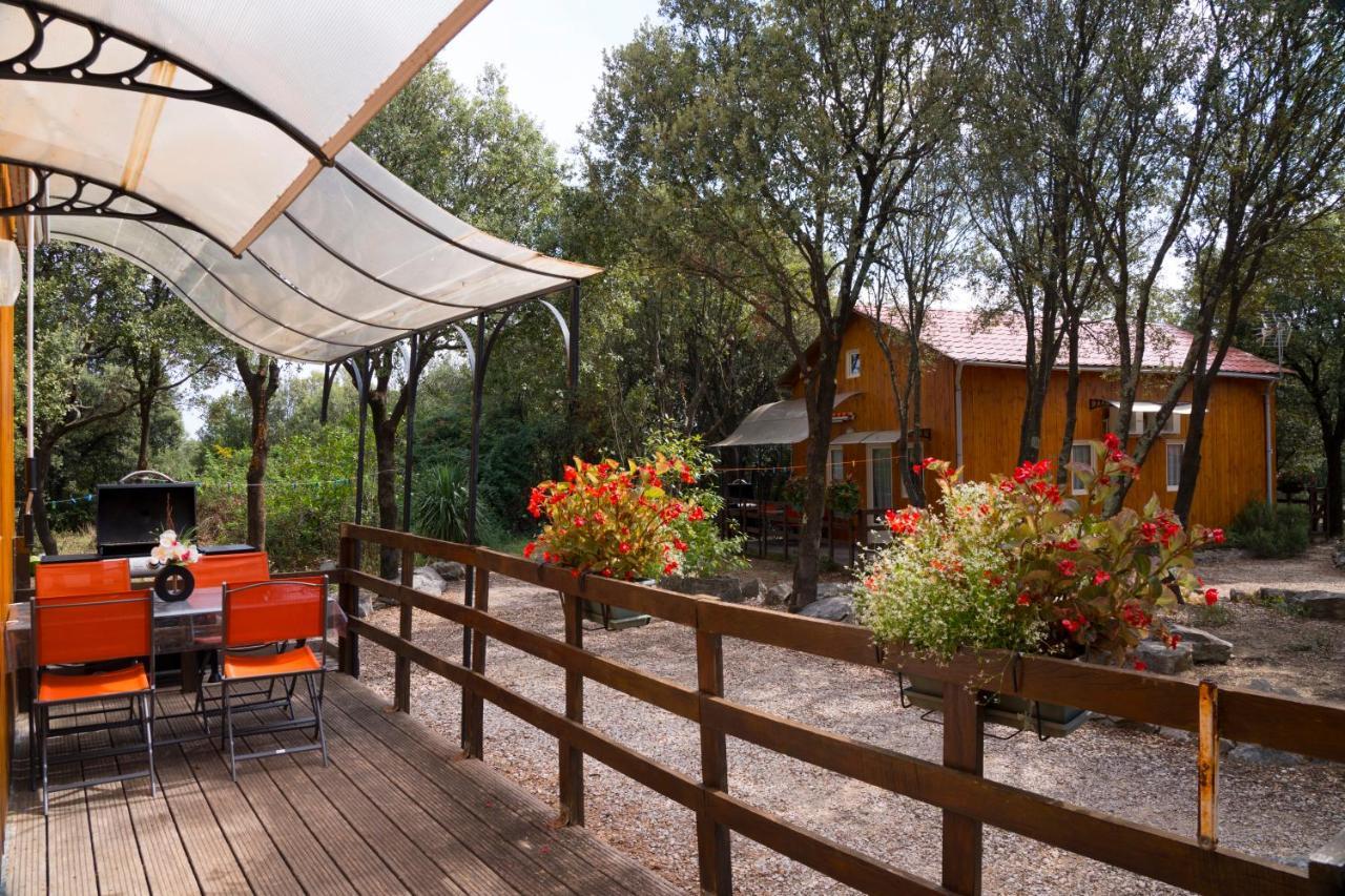Gites De Plos Appart Chalet Piscine Spa Anduze Zewnętrze zdjęcie